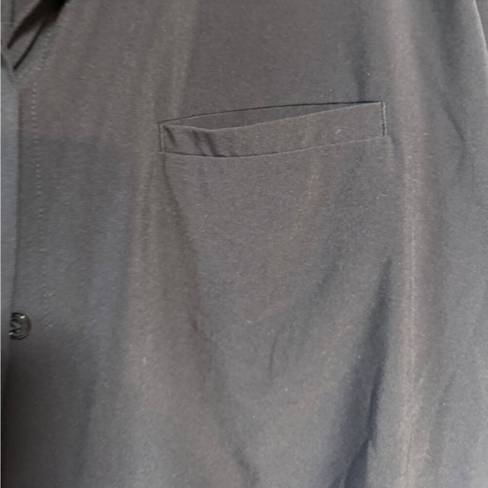 Athleta Women’s Oversized Button-Up Shirt Black Size 3X - Picture 4 of 8